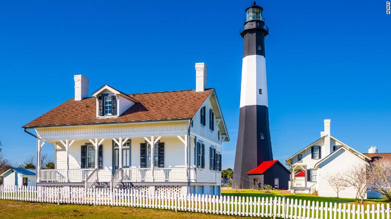 The Tybee Island Light House.