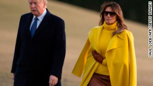 Melania travels separately amid reported 2006 affair