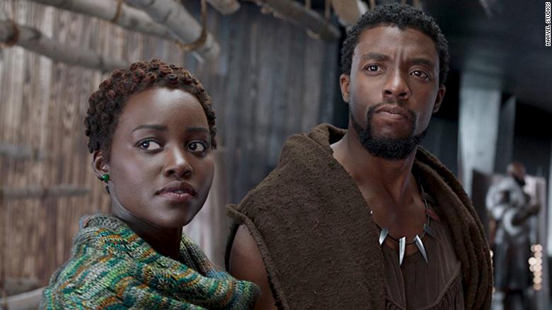 Chadwick Boseman and Lupita Nyong'o star in 'Black Panther.'