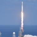 The SpaceX Falcon Heavy takes off from Pad 39A at the Kennedy Space Center in Florida, on February 6, 2018, on its demonstration mission.
The world's most powerful rocket, SpaceX's Falcon Heavy, blasted off Tuesday on its highly anticipated maiden test flight, carrying CEO Elon Musk's cherry red Tesla roadster to an orbit near Mars. Screams and cheers erupted at Cape Canaveral, Florida as the massive rocket fired its 27 engines and rumbled into the blue sky over the same NASA launchpad that served as a base for the US missions to Moon four decades ago.
 / AFP PHOTO / JIM WATSON        (Photo credit should read JIM WATSON/AFP/Getty Images)