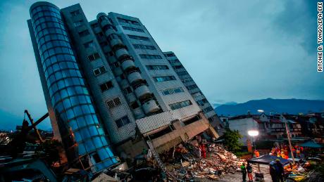 Search for missing in Taiwan after earthquake topples buildings - CNN