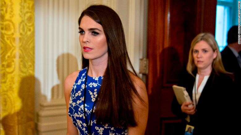 White House communications director Hope Hicks.