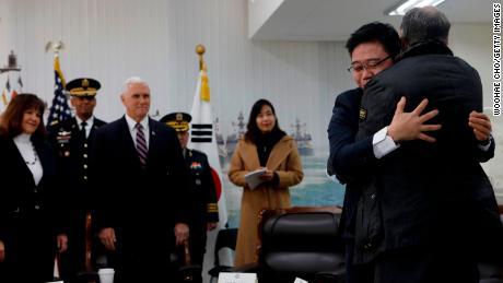 As North Koreans arrive at Olympics, Pence points to defectors to counter regime