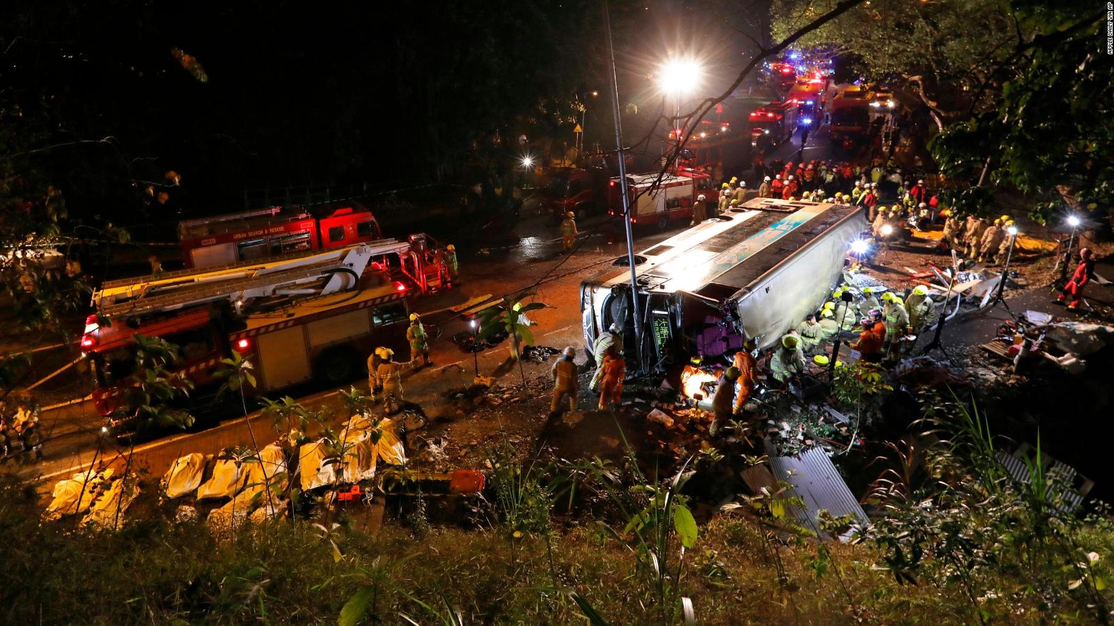5 dead, dozens injured in Hong Kong bus crash | World News 