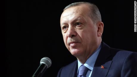 Turkish President Recep Tayyip Erdogan tells the ruling party Saturday in Istanbul about the crash.