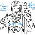 Marcel Hirscher sketch Winter Olympics