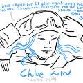 Chloe Kim sketch Winter Olympics