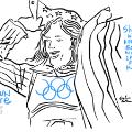 Shuan White sketch Winter Olympics gold medal 
