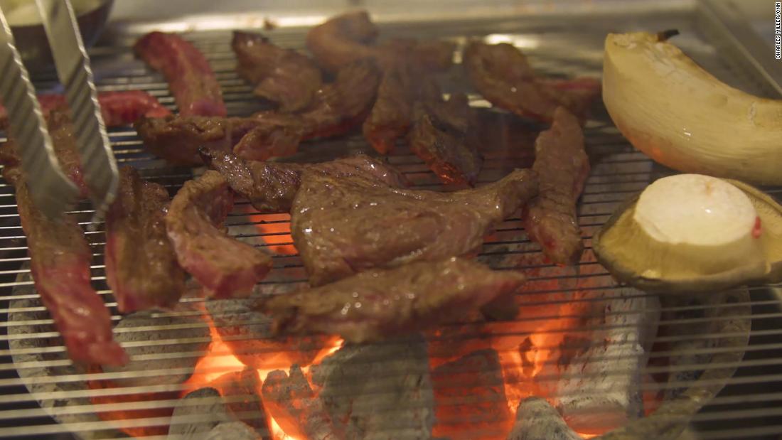 Korean BBQ. Such meats are unaffordable luxuries for most North Koreans.