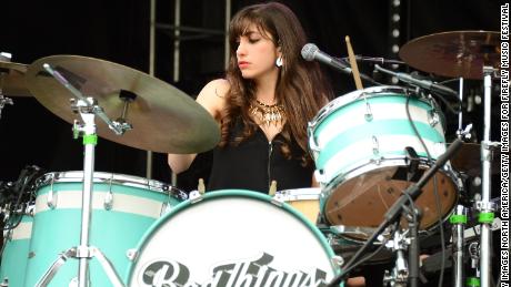 Lena Zawaideh of Bad Things performs onstage during day 3 of the Firefly Music Festival in Delaware, June 21, 2014.