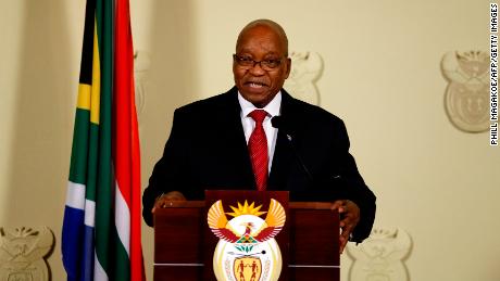 Jacob Zuma stepped down after eight years in power.