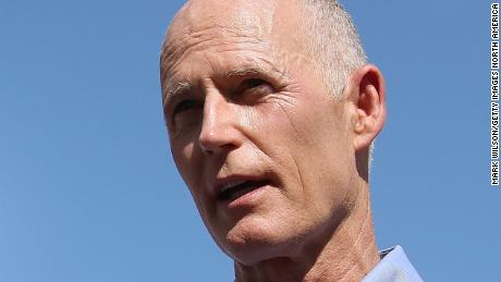 PARKLAND, FL - FEBRUARY 15: Florida Governor Rick Scott (R), Broward County Superintendent of Schools, Robert W. Runcie (C) and Broward County Sheriff, Scott Israel (L) speak to the media about the mass shooting at Marjory Stoneman Douglas High School where 17 people were killed yesterday, on February 15, 2018 in Parkland, Florida. Police arrested the suspect after a short manhunt, and have identified him as 19 year old former student Nikolas Cruz.  (Photo by Mark Wilson/Getty Images)