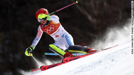 Mikaela Shiffrin misses out on slalom medal