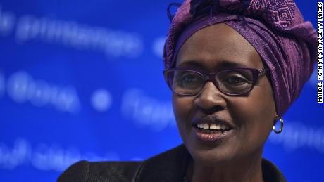 Oxfam International Executive Director Winnie Byanyima  urges abuse victims to come forward.