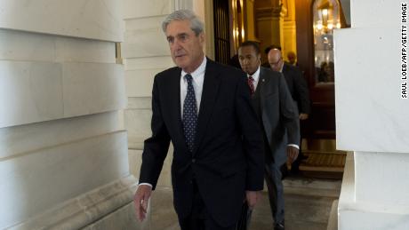 Former FBI Director Robert Mueller, special counsel on the Russian investigation, leaves following a meeting with members of the U.S. Senate Judiciary Committee at the U.S. Capitol in Washington, DC on June 21, 2017.