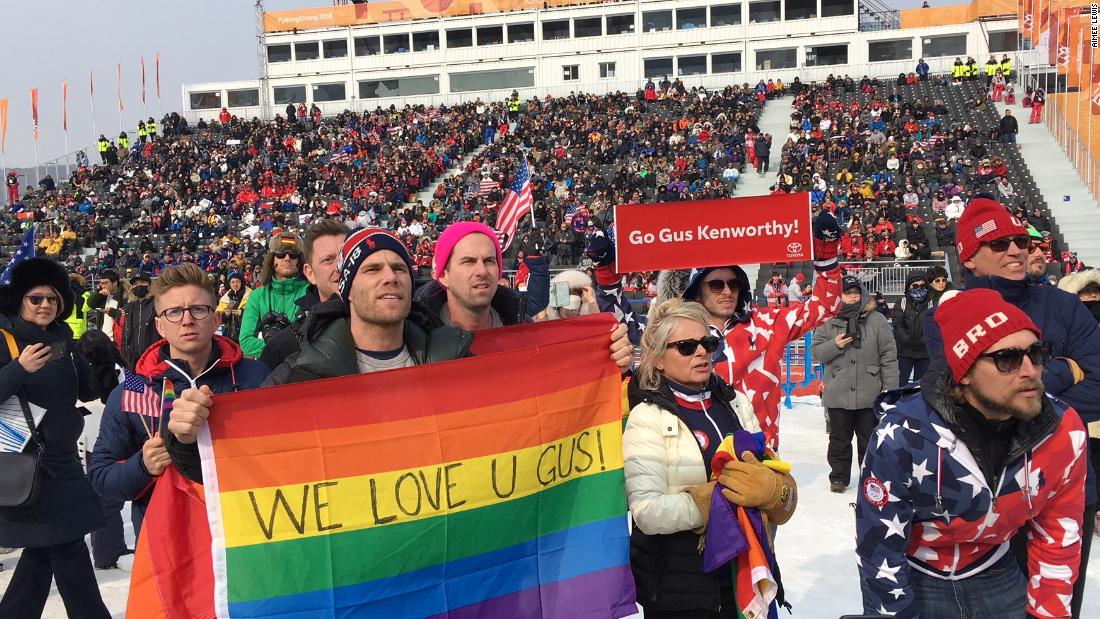 America&#39;s Gus Kenworthy made the headlines not for his snowboarding prowess, but for kissing his boyfriend, Mathew Wakes, live on TV. The moment was hailed as a celebration of LGBTQ pride.