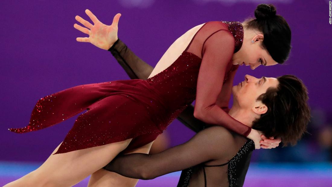 Canadian skating duo, Tessa Virtue and Scott Moir, won gold with their dazzling performance to songs from the &quot;Moulin Rouge&quot; soundtrack in the figure skating final. Their passion and chemistry sent the internet into meltdown, as fans couldn&#39;t believe their relationship was no more than a &quot;business&quot; one. 