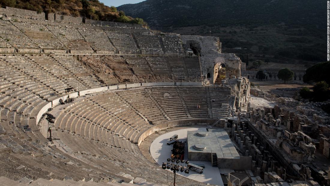 Said to have capacity for 25,000 people, its size helps archaeologists understand the scale of the ancient city&#39;s population. Dating from the 3rd century BC, the Hellenistic structure played a part in entertainment as well as political and religious gatherings.
