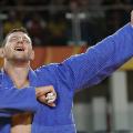  Lukas Krpalek celebrates olympic gold 