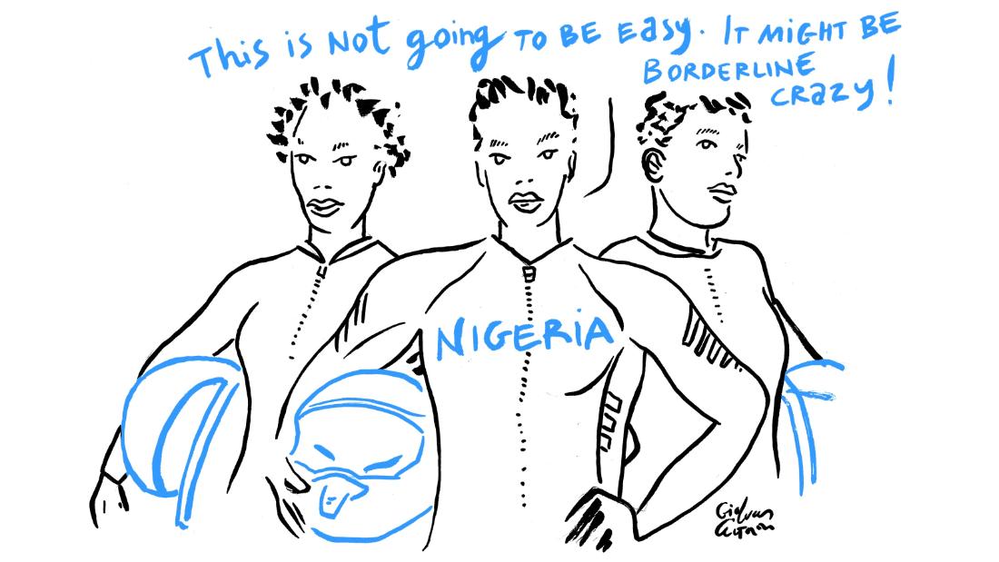 Nigeria women&#39;s bobsleigh.
