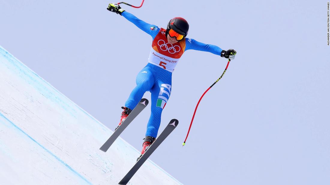 Sofia Goggia, 25, became the first Italian to win the women&#39;s downhill, cementing a successful season in which she leads the World Cup downhill standings.&lt;br /&gt;