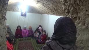 Deadly airstrikes drive residents underground