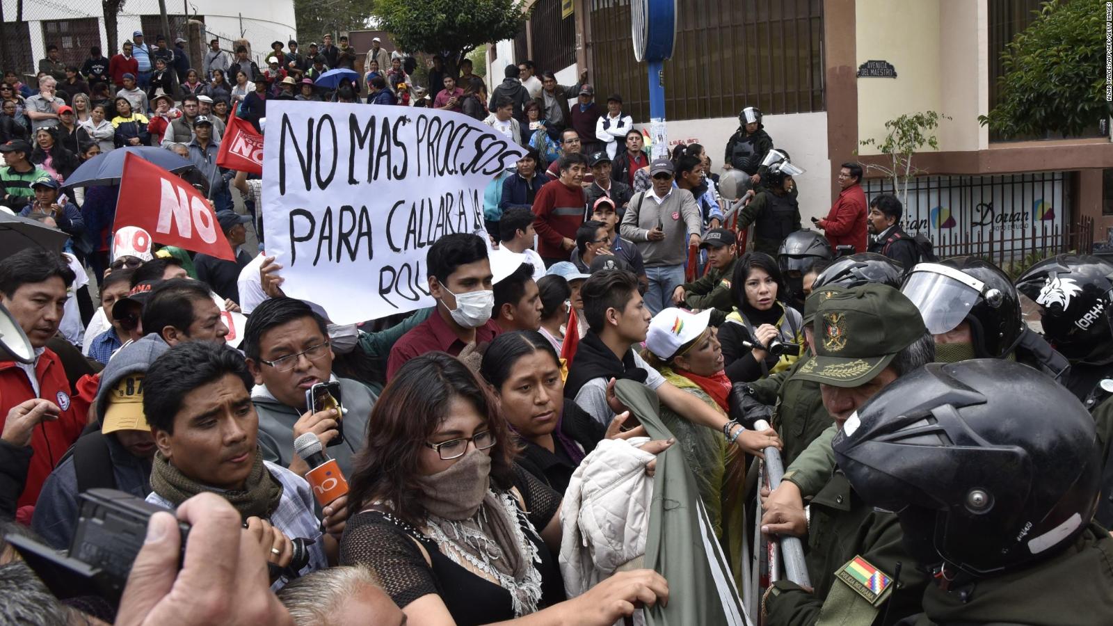 Manifestación en Bolivia por aspiración de Morales a una reelección ...