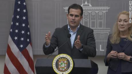 Puerto Rico Gov. Ricardo Rosselló held a press conference with George Washington University scientists on Thursday to announce a review of deaths after Hurricane Maria.