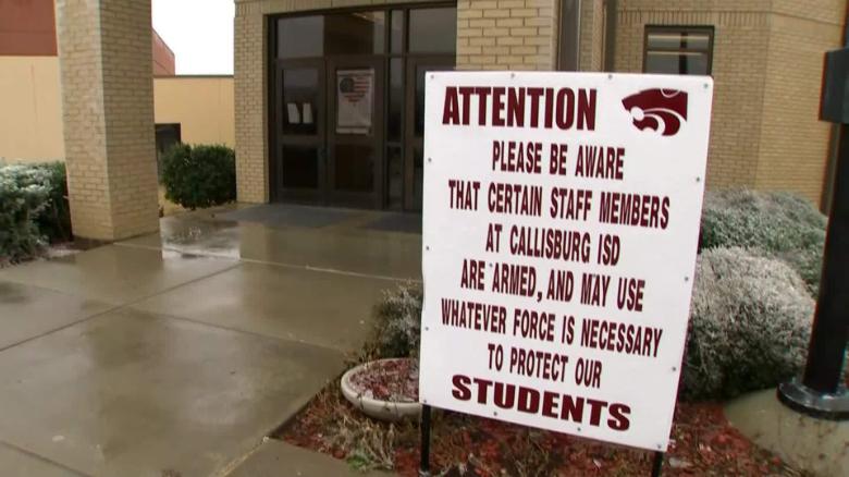 callisburg texas school district armed teachers lavandera pkg_00000401