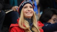 PYEONGCHANG-GUN, SOUTH KOREA - FEBRUARY 24:  Ivanka Trump attends the Snowboard - Men's Big Air Final on February 24, 2018 in Pyeongchang-gun, South Korea. Ivanka Trump is on a four-day visit to South Korea to attend the closing ceremony of the PyeongChang Winter Olympics.  (Photo by Carl Court/Getty Images)