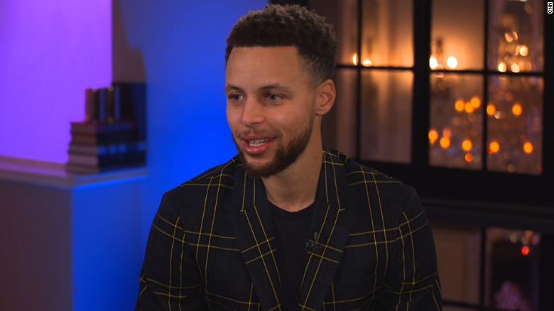 Stephen Curry speaks to CNN about Trump