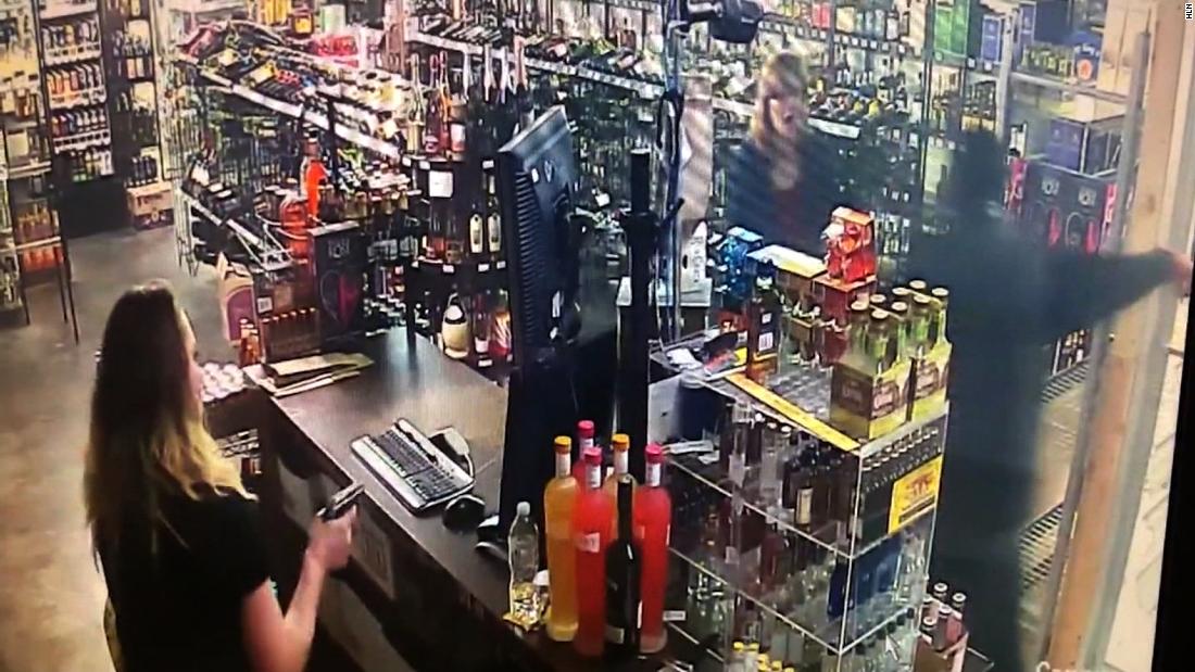 Liquor Store Owner And Daughter Shoot Thief - CNN Video