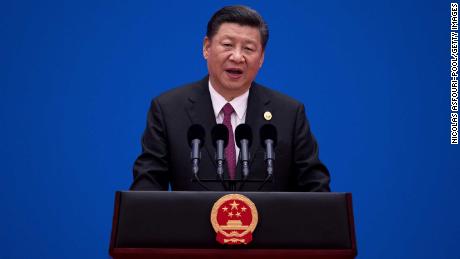 BEIJING, CHINA - MAY 15:  Chinese President Xi Jinping attends a news conference at the end of the Belt and Road Forum for International Cooperation on May 15, 2017 in Beijing, China. The Forum, running from May 14 to 15, is expected to lay the groundwork for Beijing-led infrastructure initiatives aimed at connecting China with Europe, Africa and Asia.  (Photo by Nicolas Asfouri-Pool/Getty Images)