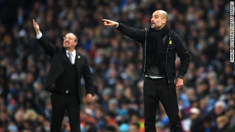 Guardiola says he will continue to wear a yellow ribbon because he is "a human being before being a manager."