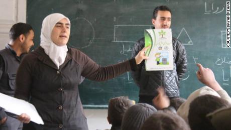 Bayan Rehan teaches kids about urban sanitation and public health