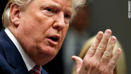 In this Feb. 22, 2018, photo, President Donald Trump speaks during a meeting with state and local officials to discuss school safety in the Roosevelt Room of the White House in Washington. Trump could face a backlash from gun rights advocates who fear he&#39;s strayed from his pledge to be a champion for the Second Amendment by voicing support for gun control measures in the wake of the deadly school shooting in Florida. (AP Photo/Evan Vucci)