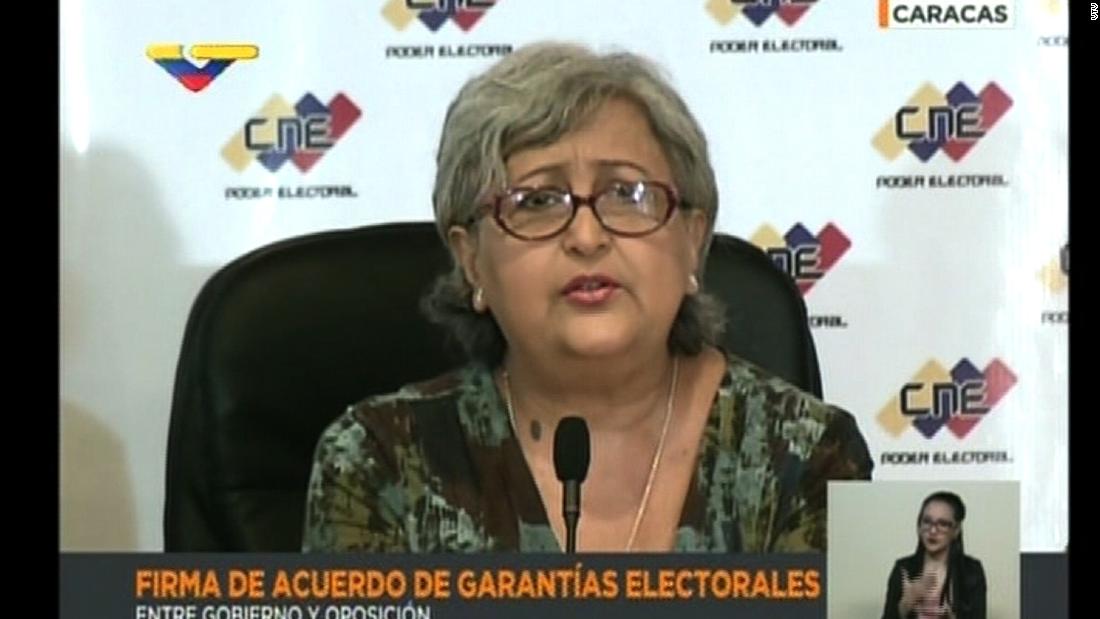 CNE anuncia nueva fecha de elecciones presidenciales en Venezuela CNN