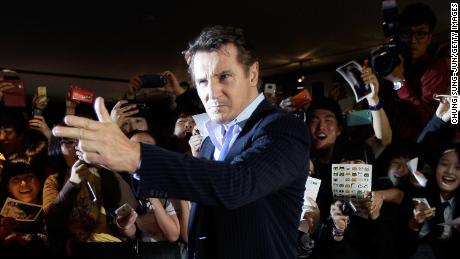 Liam Neeson attends the &#39;Taken 2&#39; Seoul premiere on September 17, 2012.