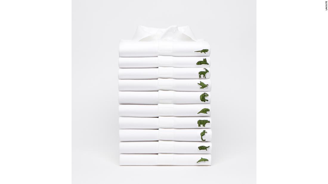 lacoste 10 endangered species