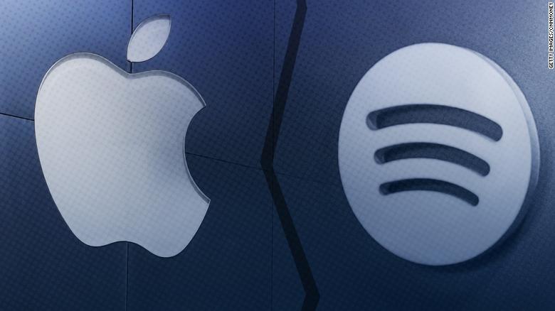 cnnmoney apple spotify 