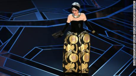 Actor Rita Moreno speaks onstage during the 90th Annual Academy Awards at the Dolby Theatre at Hollywood &amp; Highland Center on March 4, 2018 in Hollywood, California.  