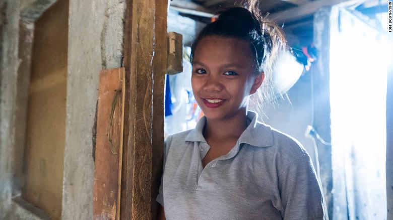 &quot;I want to be able to take good care of my children,&quot; Hazel Encarnacion, 16, says. 
