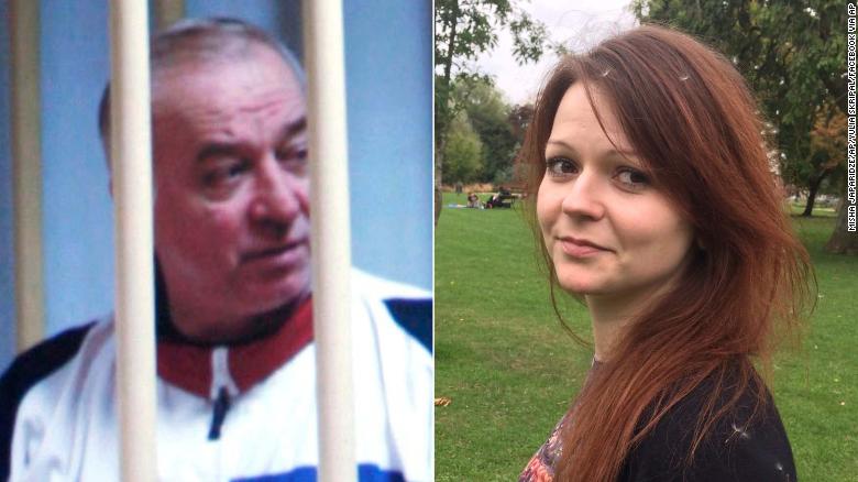 Yulia Skripal (R) is thought to be one of the few members of her father&#39;s (L) immediate family still alive. 