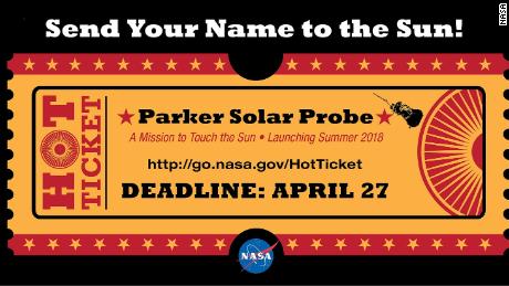 Now people can sign up to get their name close to the sun. 