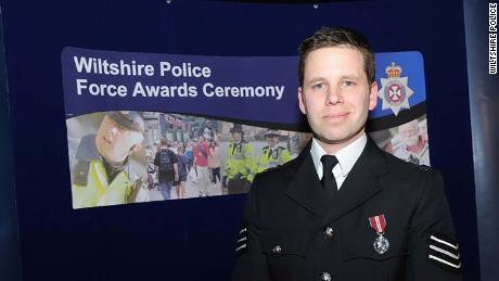 Picture of Wiltshire Detective Sergeant Nick Bailey, 38, the police officer who was left seriously ill after suffering from a nerve agent attack intended to hit former Russian spy Sergei Skripal and his daughter.