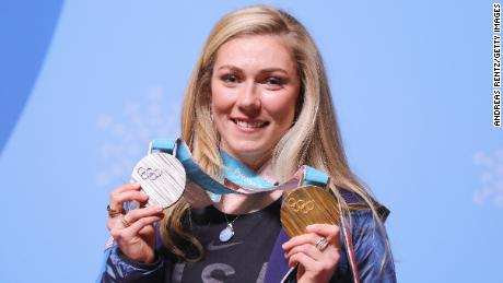 Mikaela Shiffrin won gold and silver in the Winter Olympics in Pyeongchang in February. 