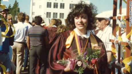 Katia Hetter at her high school graduation.