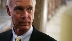 WASHINGTON, DC - DECEMBER 01: U.S. Sen. Ron Johnson (R-WI) listens to a question from a member of the press at the Capitol December 1, 2017 in Washington, DC. Senate GOPs indicate that they have enough votes to pass the tax reform bill. (Alex Wong/Getty Images)