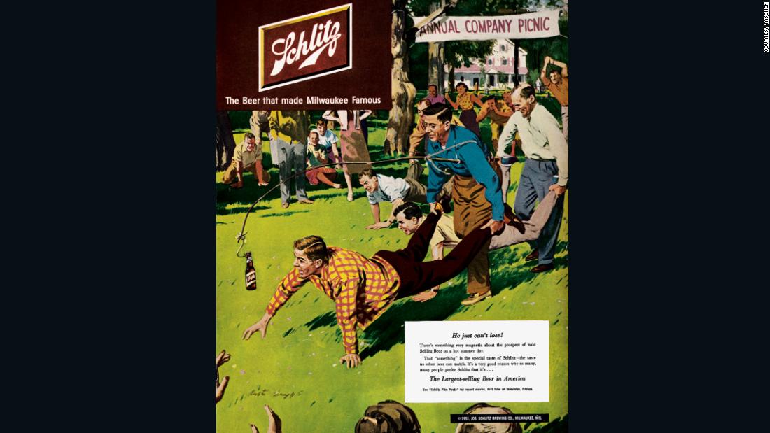 &quot;The aim of this campaign was to show how populist Schlitz beer was and how it was ingrained in all aspects of American life, including the company party.&quot;