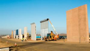 Ground views of different Border Wall Prototypes as they take shape during the Wall Prototype Construction Project near the Otay Mesa Port of Entry.

Photo by: Mani Albrecht